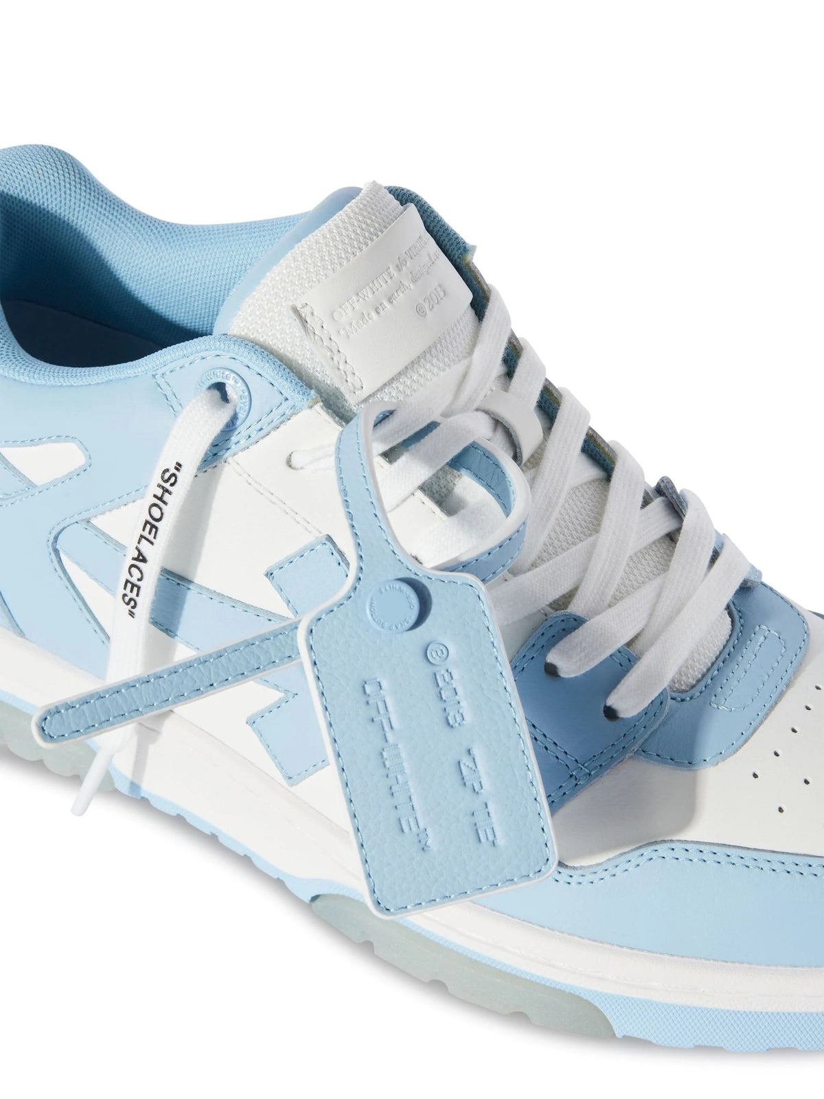 "Off" Sneaker Babyblue/White