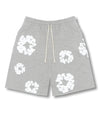 "Flower" Shorts Grey